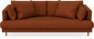 Harper - 3-sits soffa, hel dyna - Orange