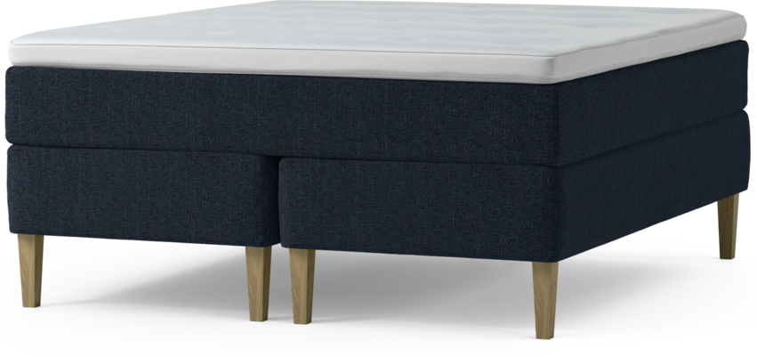 Delux Dream - Kontinentalsäng, dubbelsäng med bäddmadrass och sängben