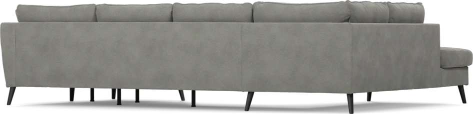 County - 3-sits soffa med divan vänster och schäslong höger - Grå