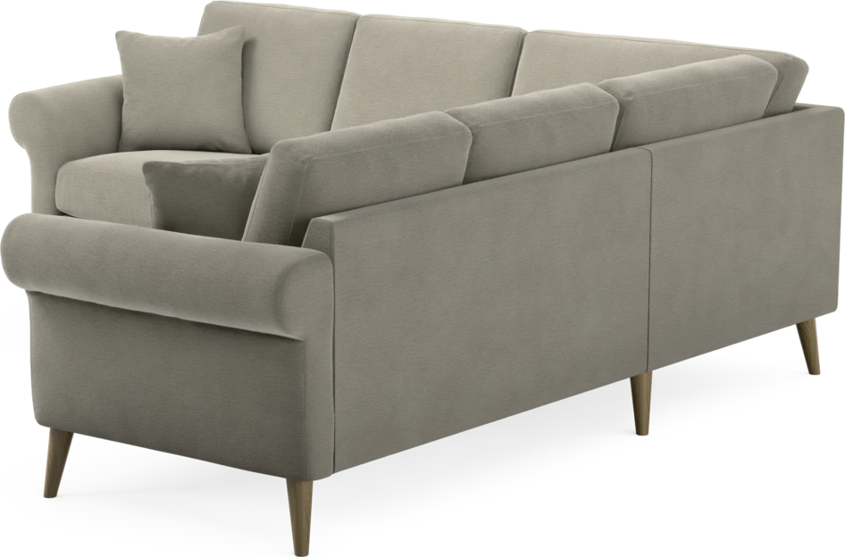 Eden - Hörnsoffa, 2+2-sits - Brun