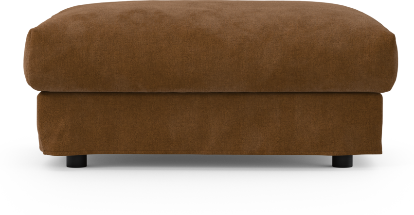 Cherrie - Fotpall 110 med kappa - Orange