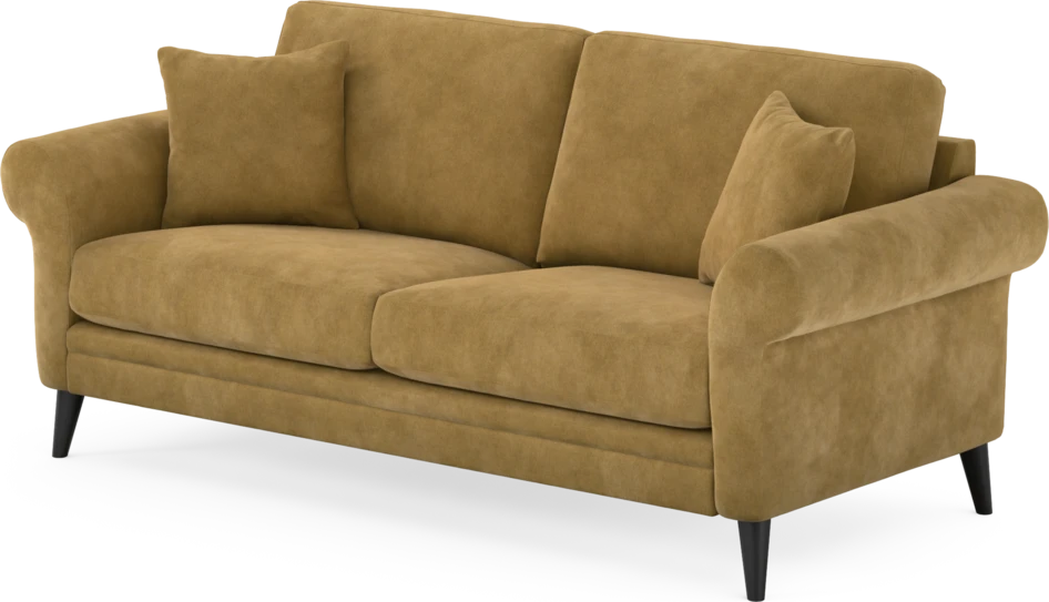 Eden - 2,5-sits soffa - Gul