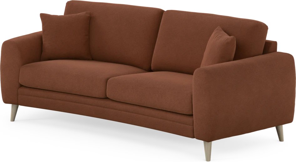 Eden - 2,5-sits soffa svängd - Orange