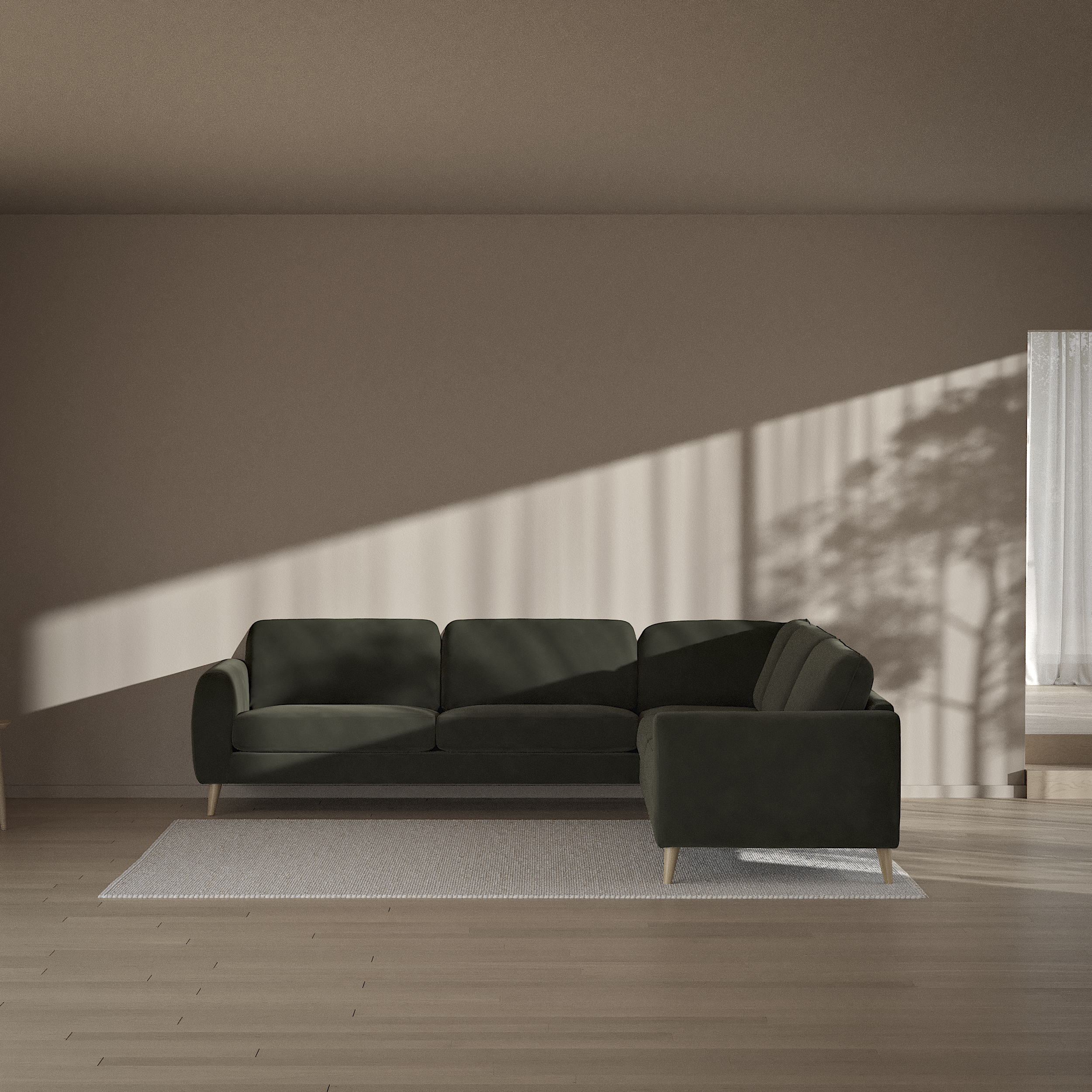 Bridge - Hörnsoffa, 3+3-sits - inspiration