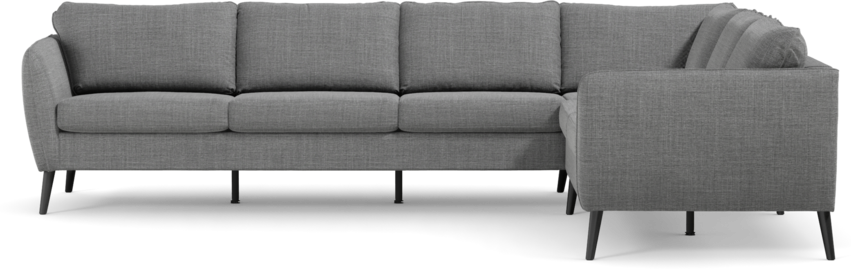 County - Hörnsoffa, 3+2-sits - Grå
