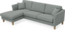 Eden - 2,5-sits soffa med schäslong - Grå