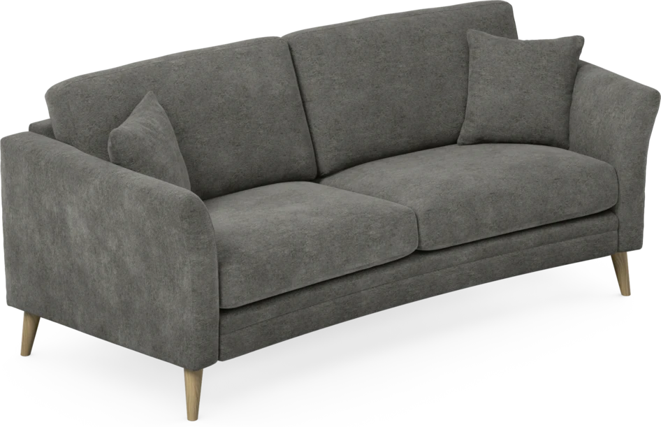 Eden - 2,5-sits soffa svängd - Grå