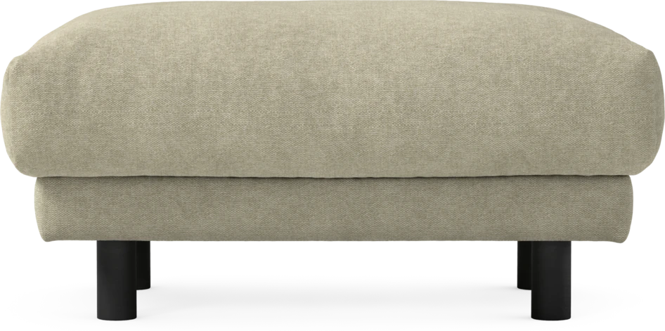 Cherrie - Fotpall 110, fast klädsel - Beige