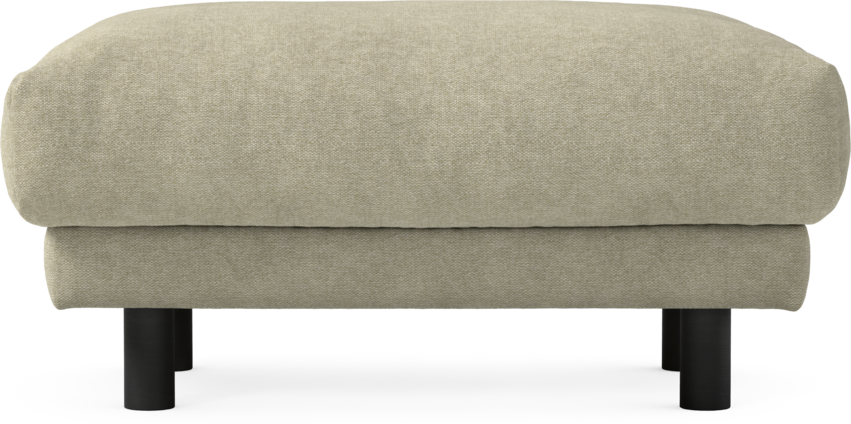 Cherrie - Fotpall 110, fast klädsel - Beige