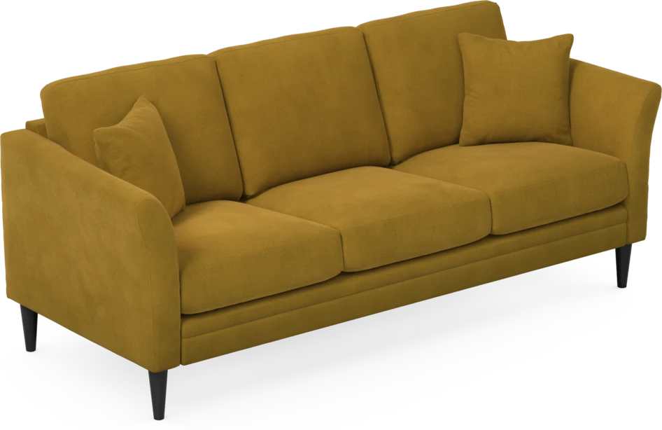 Eden - 3-sits soffa - Gul