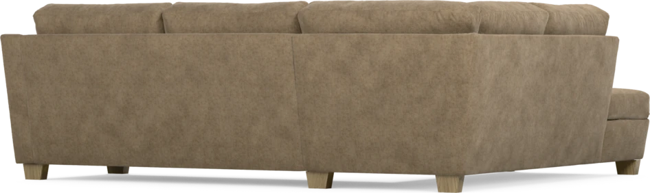 Friday - 2,5-sits soffa med divan vänster - Brun