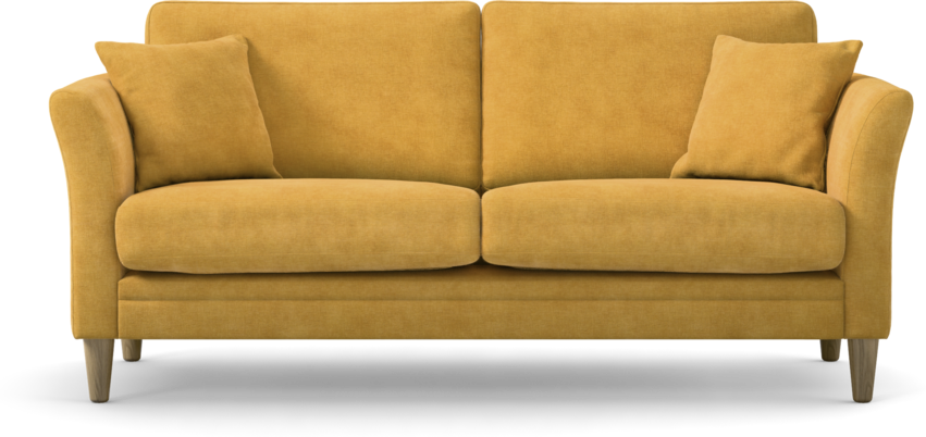 Eden - 2,5-sits soffa - Gul