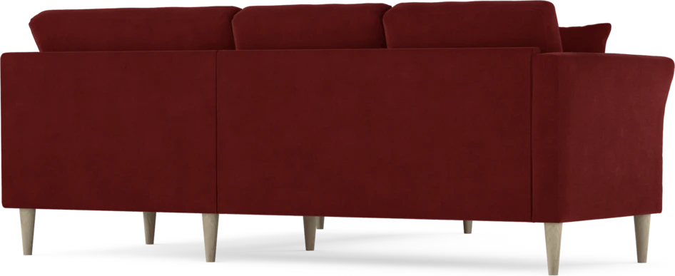 Eden - Hörnsoffa, 2+2-sits - Röd