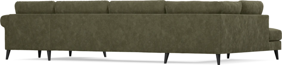 Bridge - 3-sits soffa med divan vänster och schäslong höger - Grön