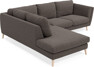 Madison - 2-sits soffa med divan vänster - Grå