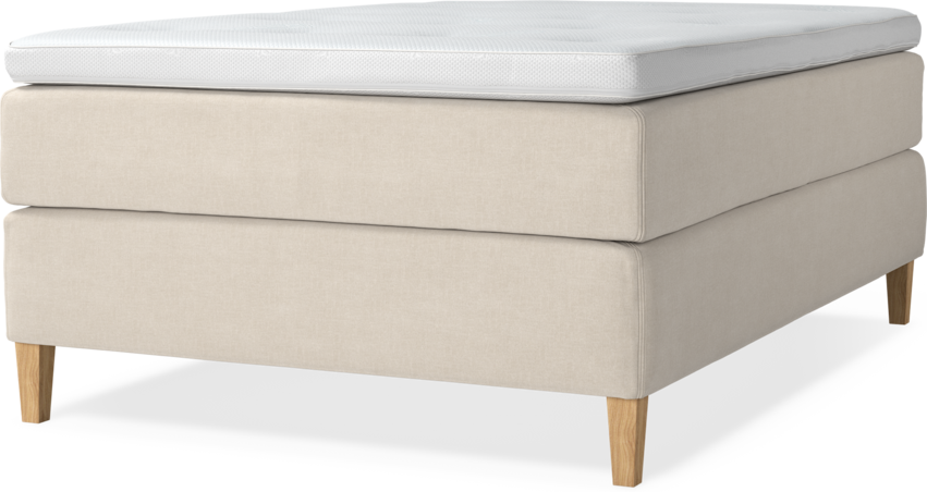 Delux Exclusive - Kontinentalsäng, enkelsäng 140 cm med bäddmadrass