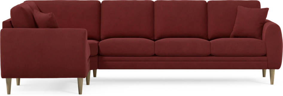 Eden - Hörnsoffa, 1+3-sits - Röd