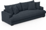 Mila - 4-sits soffa, hel dyna - Blå