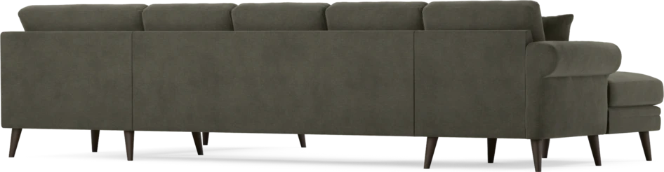 Eden - 3-sits soffa med schäslong vänster och divan höger - Grå