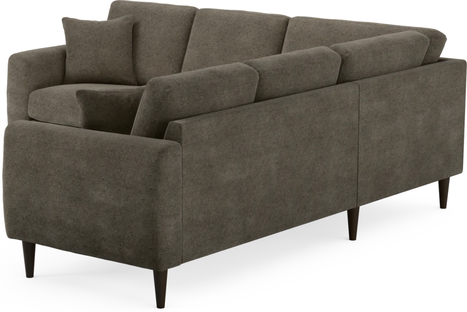 Eden - Hörnsoffa, 2+2-sits - Brun