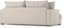 Mila - 3-sits soffa, hel dyna - Beige