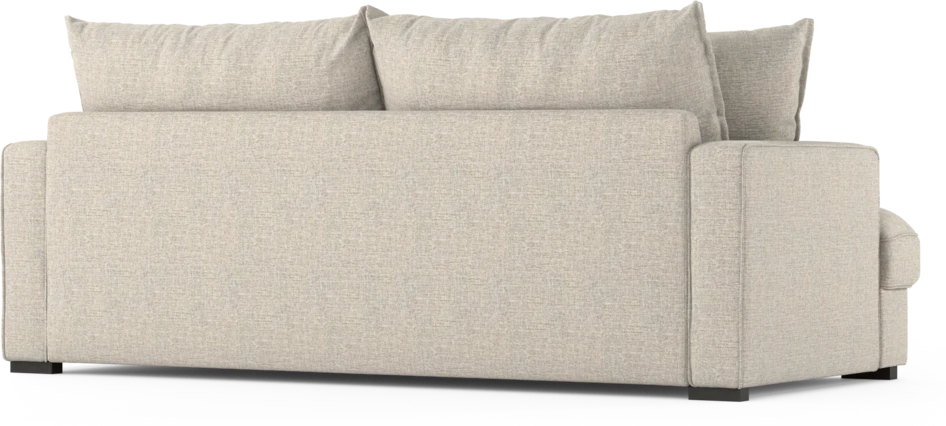 Mila - 3-sits soffa, hel dyna - Beige