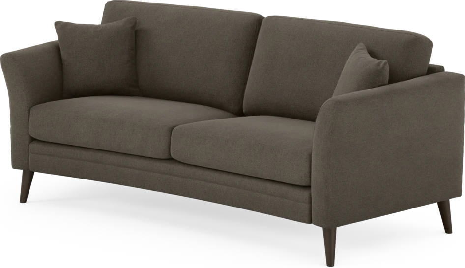 Eden - 2,5-sits soffa svängd - Brun