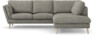 Madison Lux - 2-sits soffa med divan höger - Vit