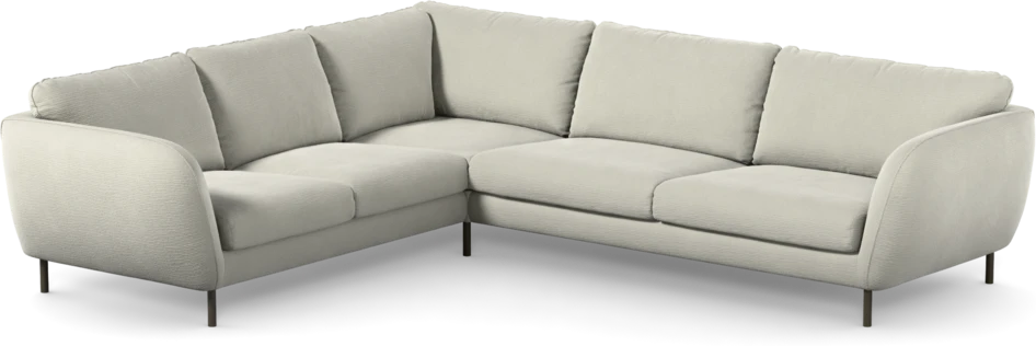 Madison Lux - Hörnsoffa 2+3-sits, hörn 1 - Vit