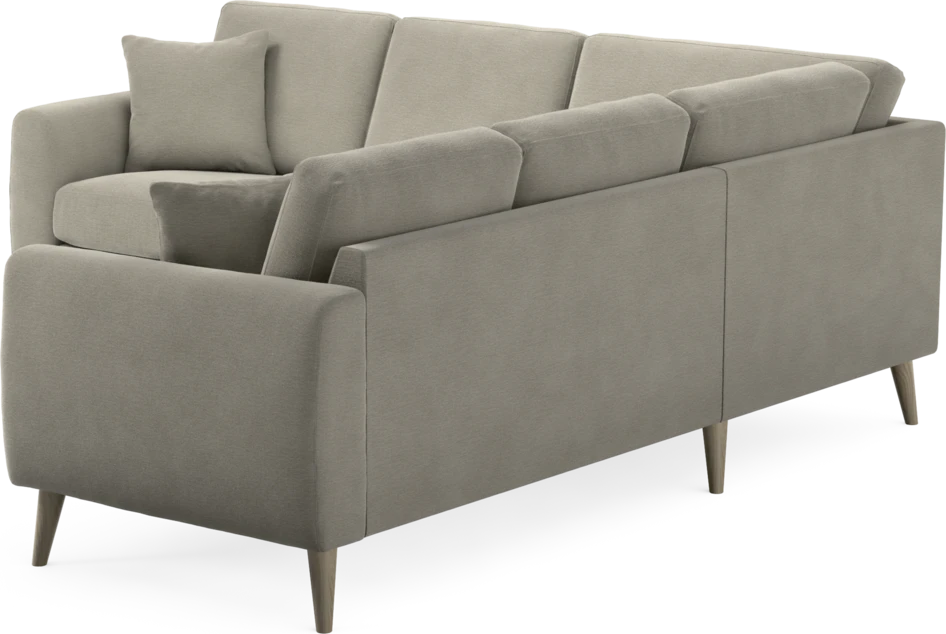 Eden - Hörnsoffa, 2+2-sits - Brun