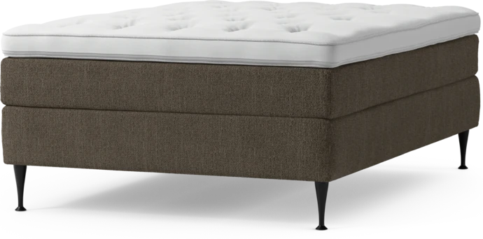 Delux Sense, Kontinentalsäng, enkelsäng 140 cm med bäddmadrass och sängben