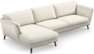 Madison Lux - 3-sits soffa med schäslong vänster - Vit