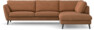 Madison Lux - 3-sits soffa med divan höger - Orange