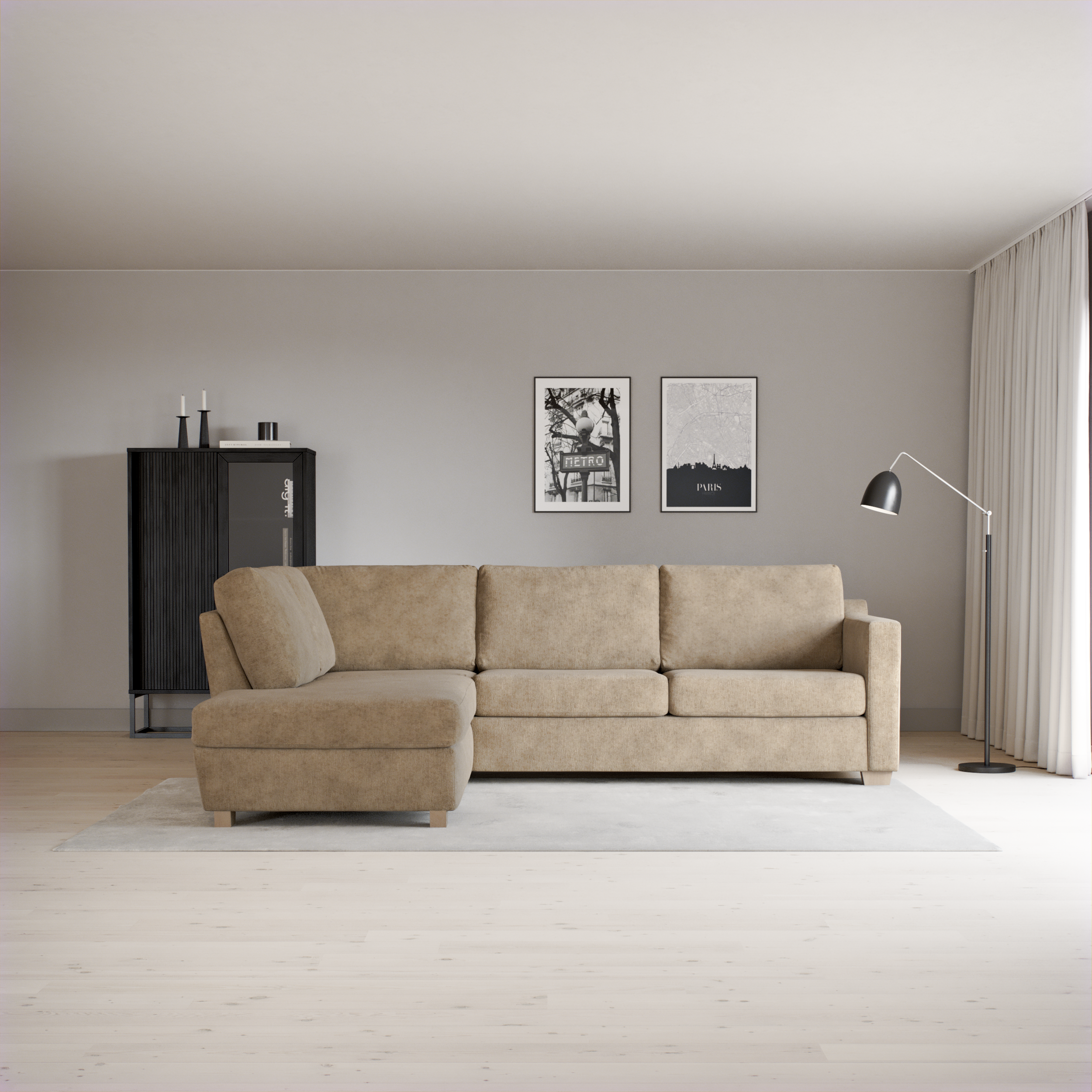 Friday - 2,5-sits soffa med divan vänster - inspiration