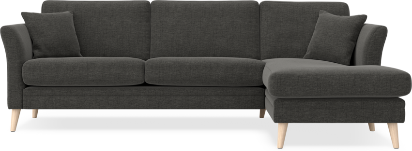Eden - 2,5-sits soffa med schäslong - Grå