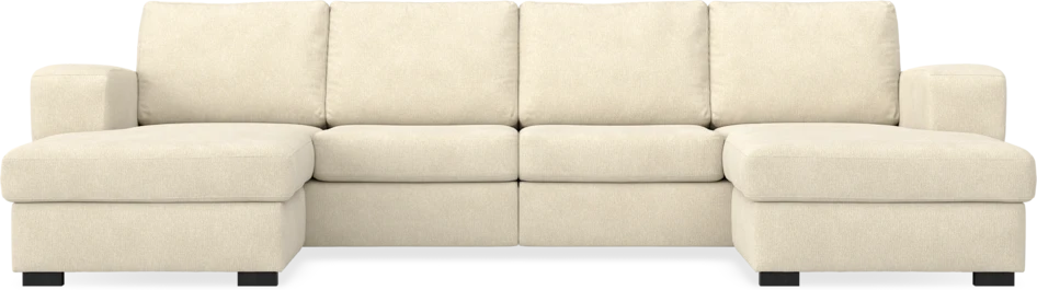 Friday - 2-sits soffa med två schäslonger - Beige