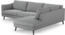 Madison Lux - 3-sits soffa med divan höger - Grå