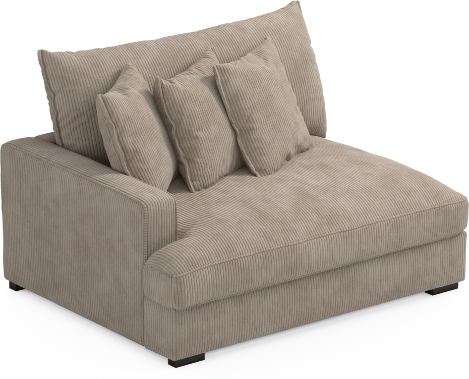 Rossi - 2-sits med armstöd vänster - Beige