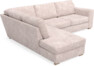 Friday - 2,5-sits soffa med divan vänster - Rosa