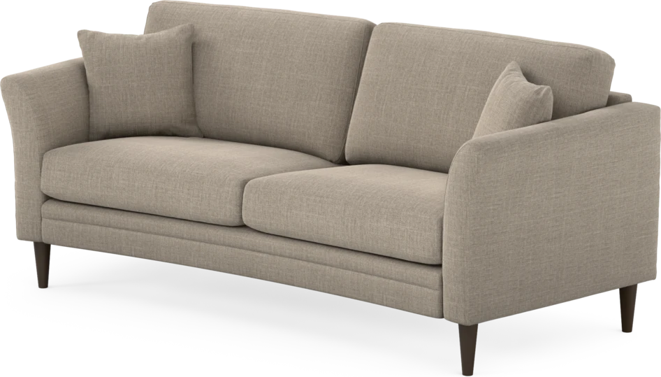 Eden - 2,5-sits soffa svängd - Beige