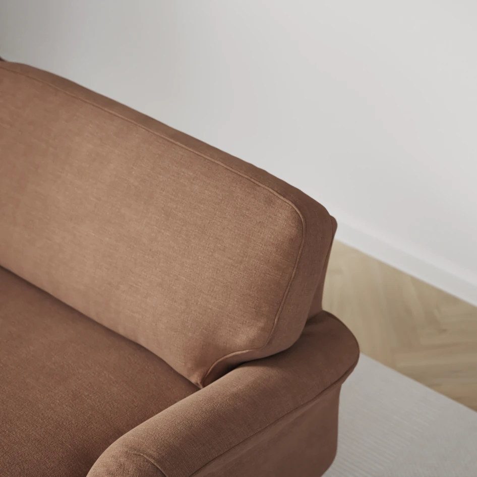 Oxford - 3-sits soffa svängd - Orange
