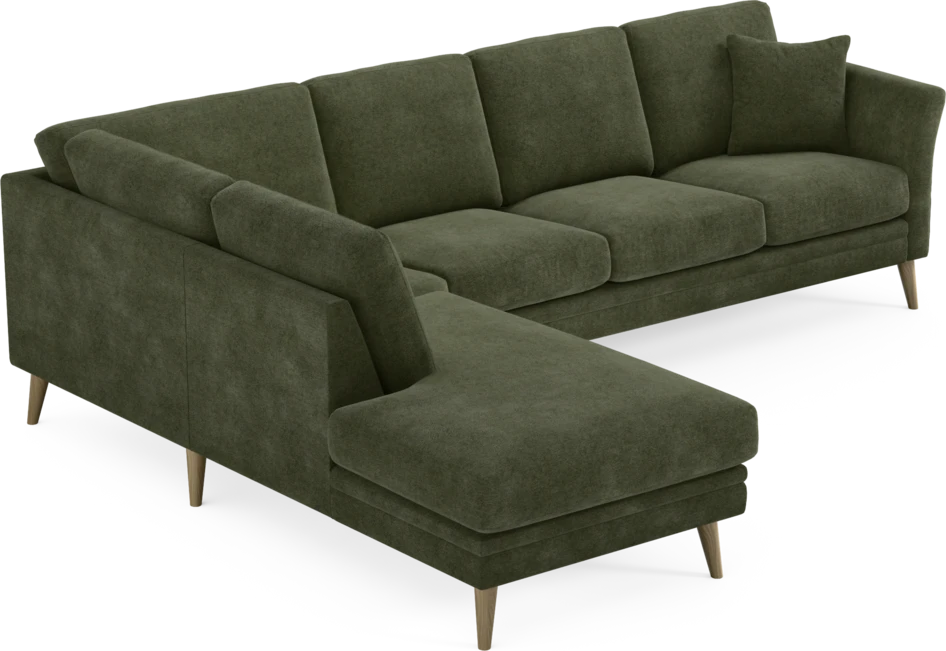 Eden - 3-sits soffa med divan - Grön