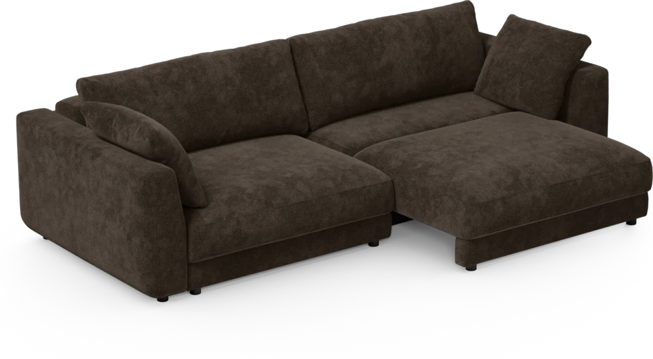 Amie - Bäddsoffa 4-sits - Brun