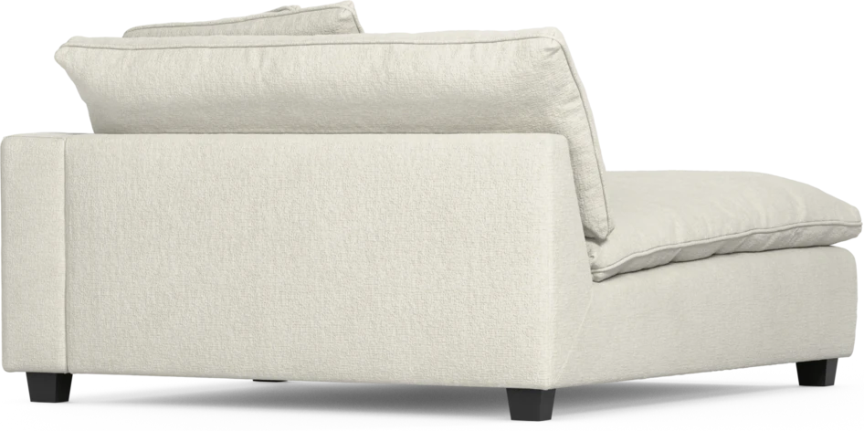 Bellora - Schäslong XL med armstöd höger - Vit