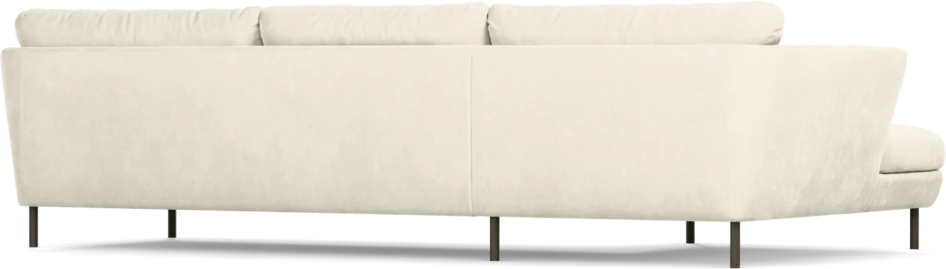 Madison Lux - 3-sits soffa med schäslong vänster - Vit
