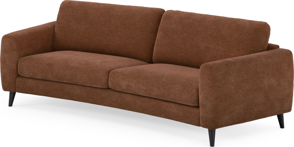 Bridge - 3-sits soffa svängd - Orange