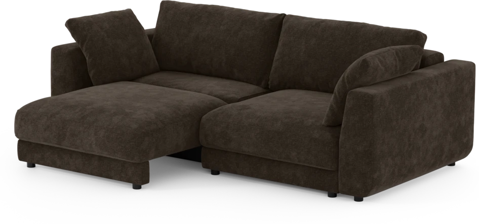 Amie - Bäddsoffa 3-sits - Brun