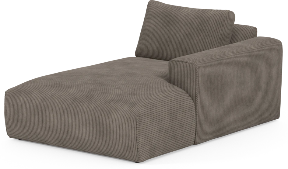 Free - Schäslong höger - Brun