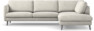 Madison Lux - 3-sits soffa med divan höger - Vit