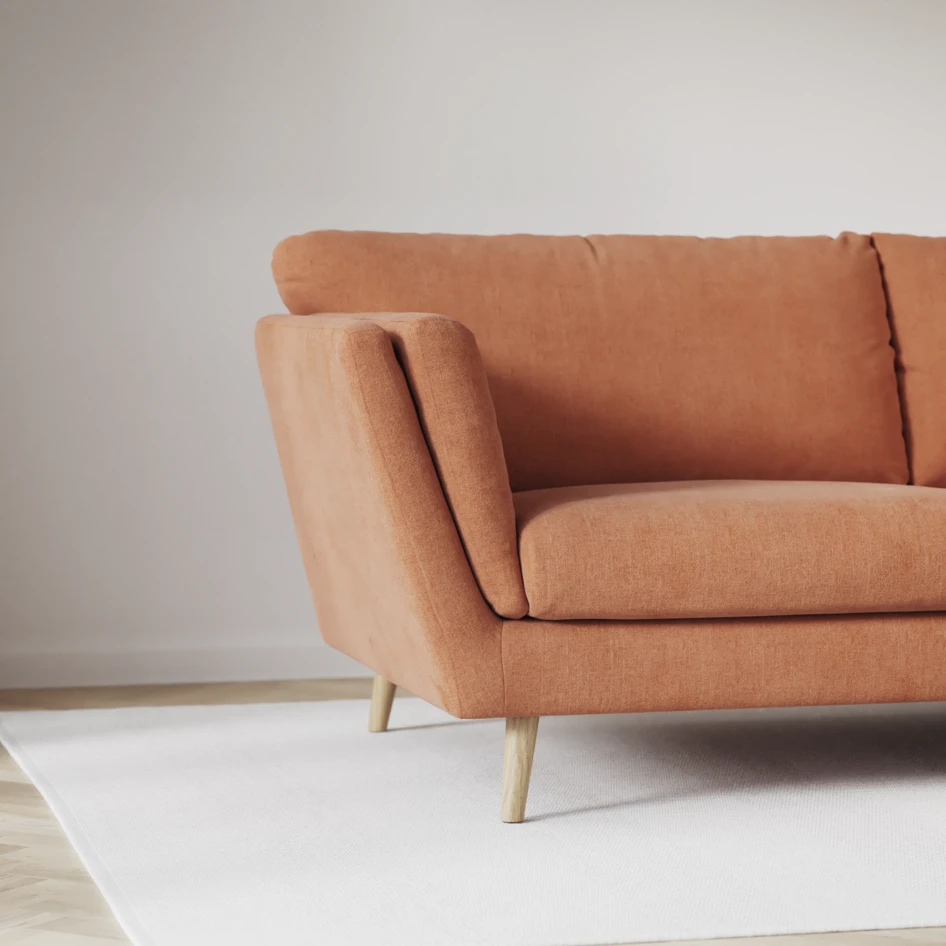 Madison Lux - Hörnsoffa 2+3-sits, hörn 2 - Orange